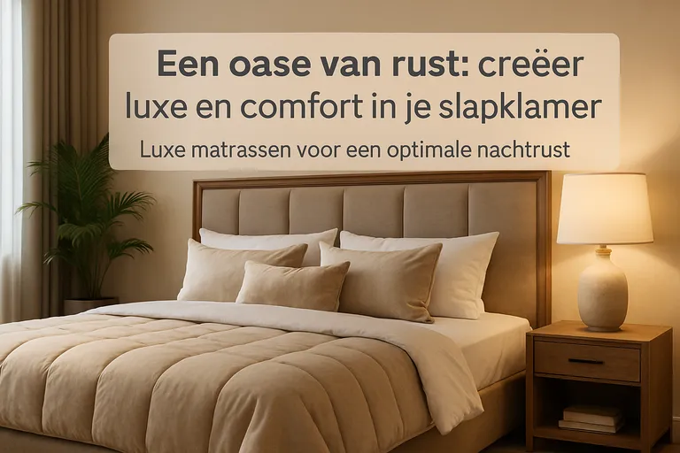Een oase van rust: creëer luxe en comfort in je slaapkamer
