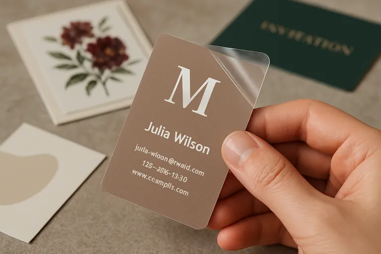 Visitekaartjes met laminaat voor extra bescherming